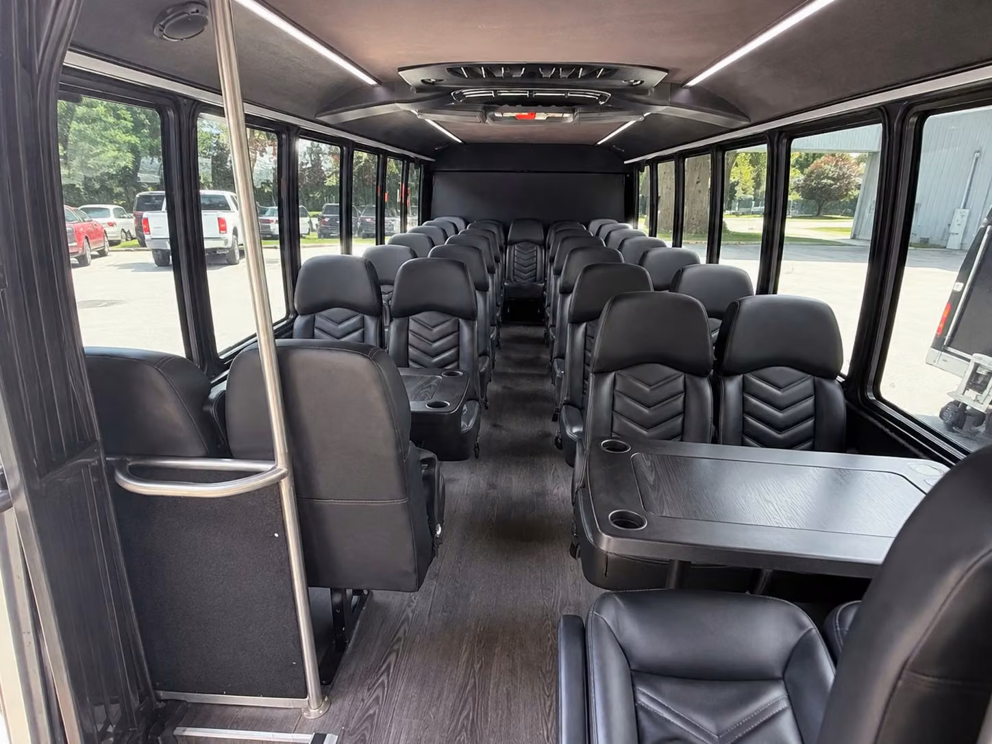 18 passenger minibus interior