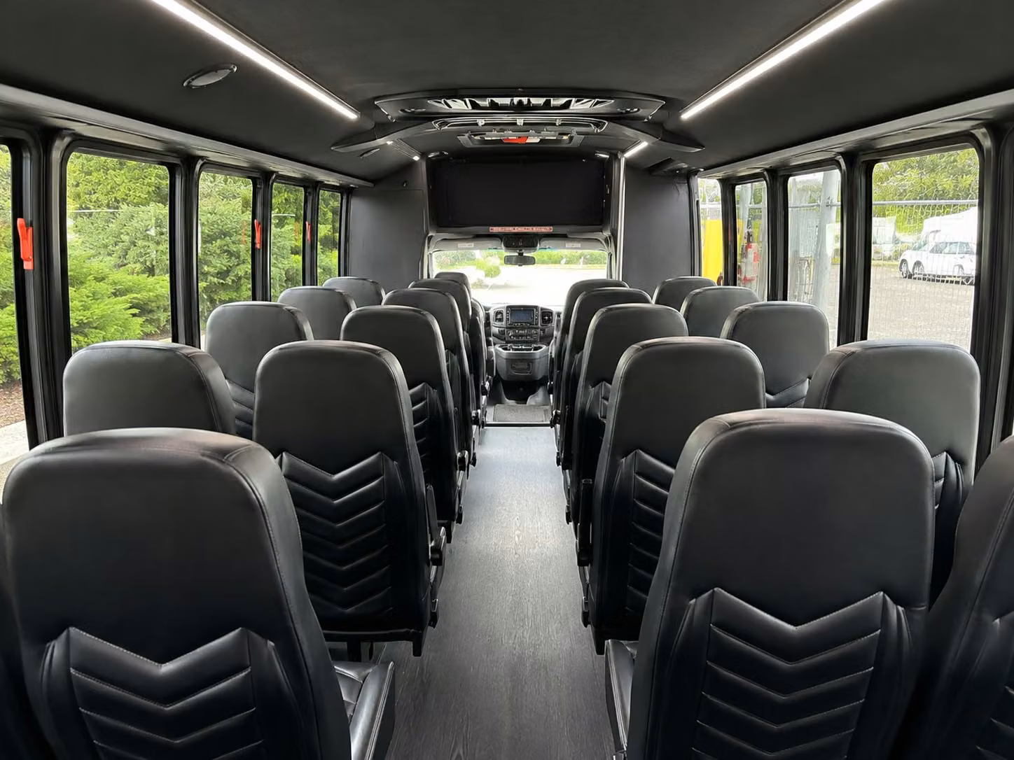 20 passenger minibus interior