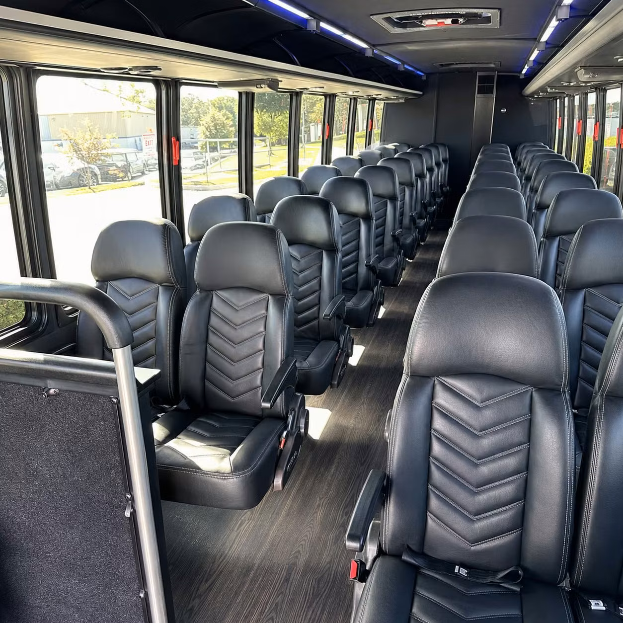 25 passenger minibus inside