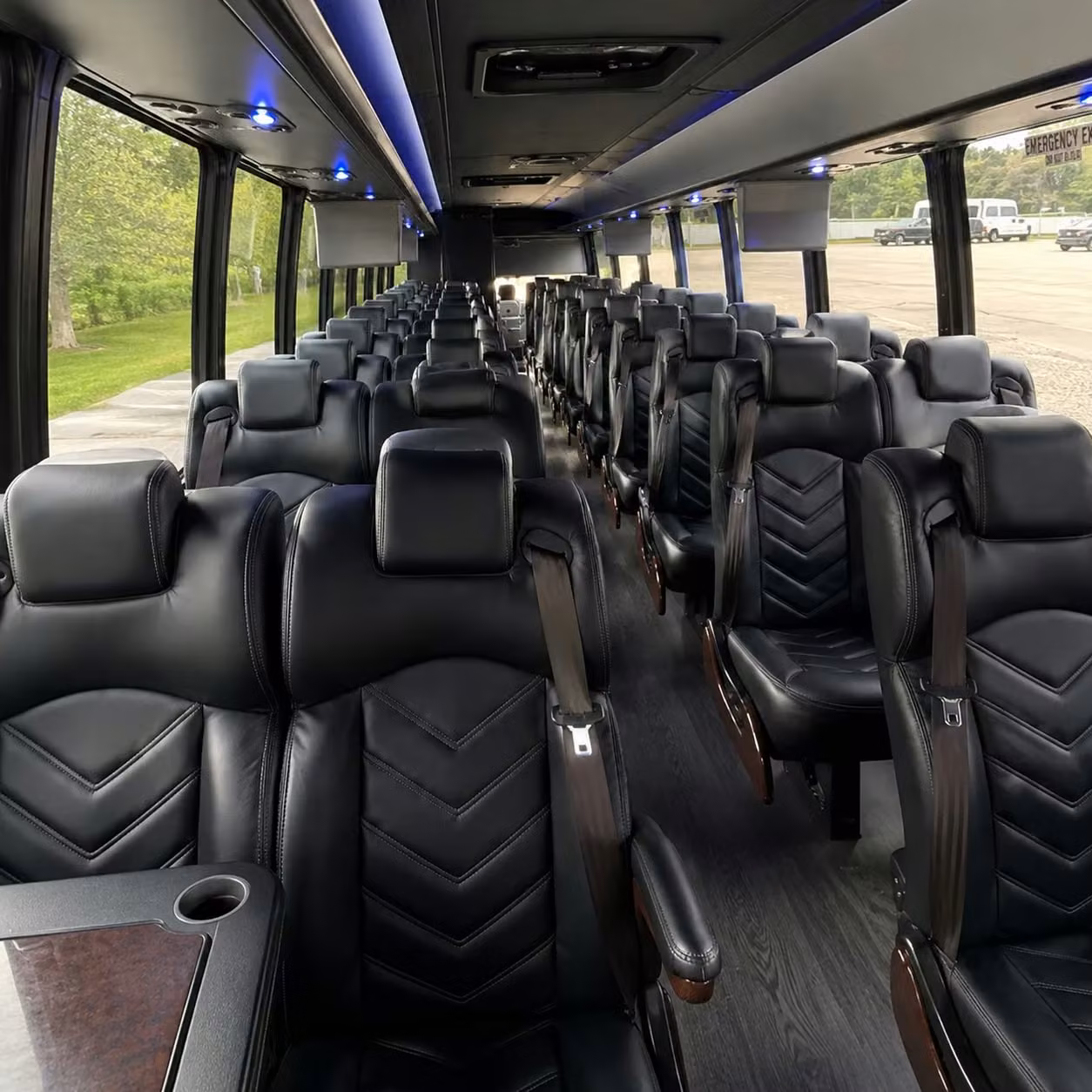 28 passenger minibus inside