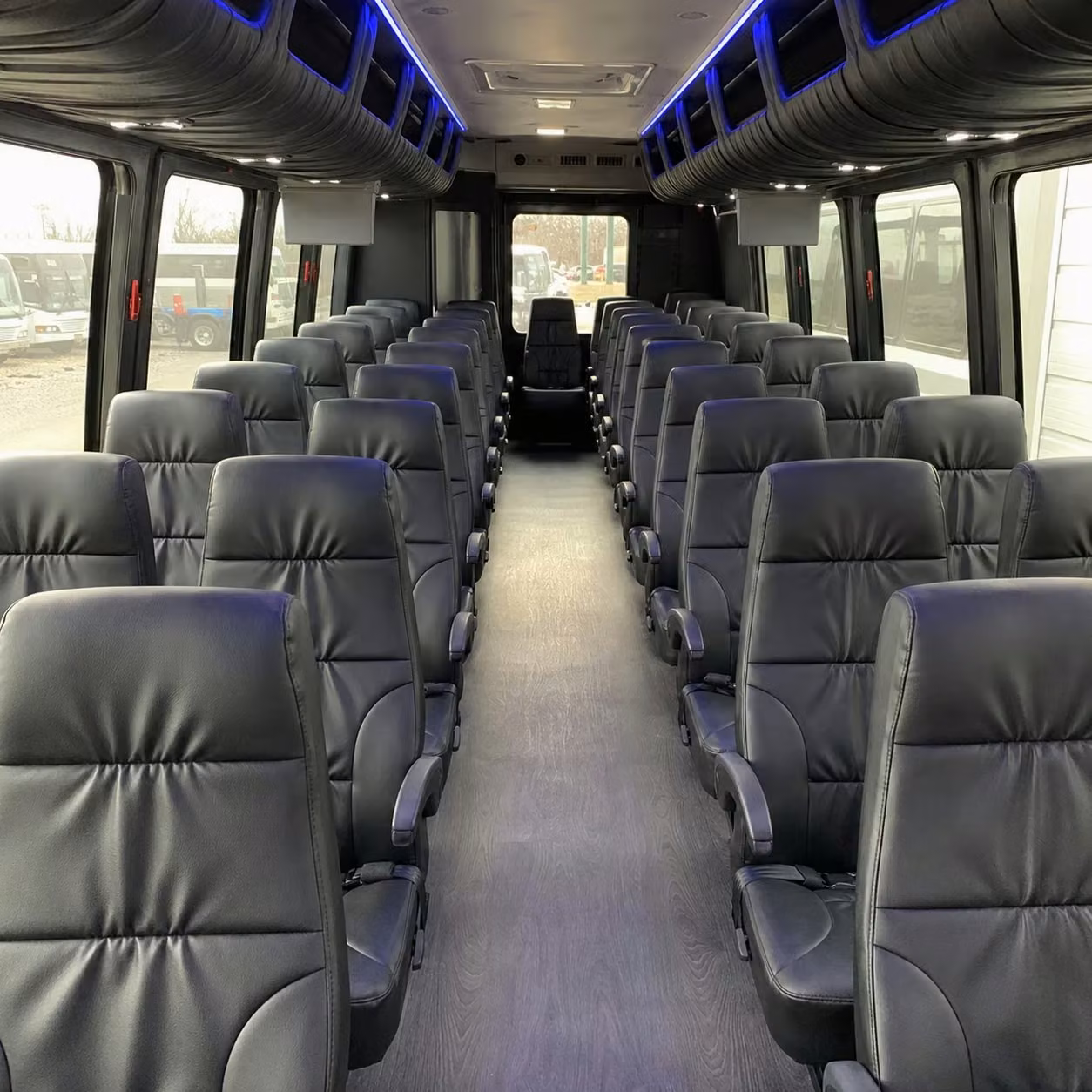 30 passenger minibus inside