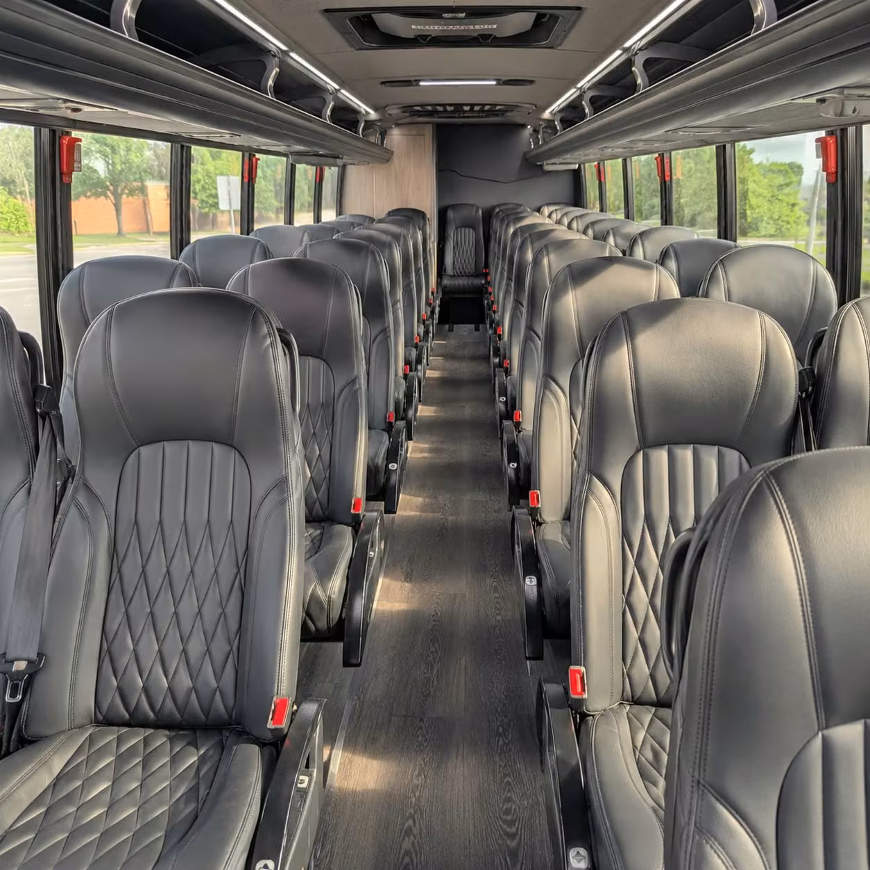 30 passenger minibus interior