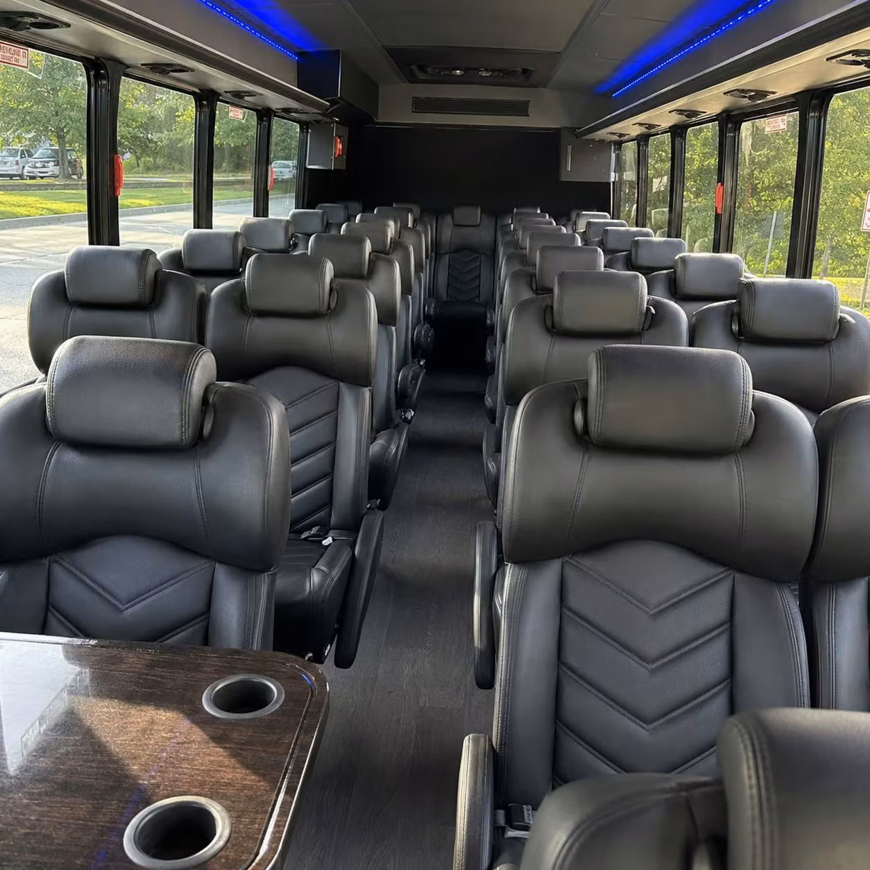 35 passenger minibus interior