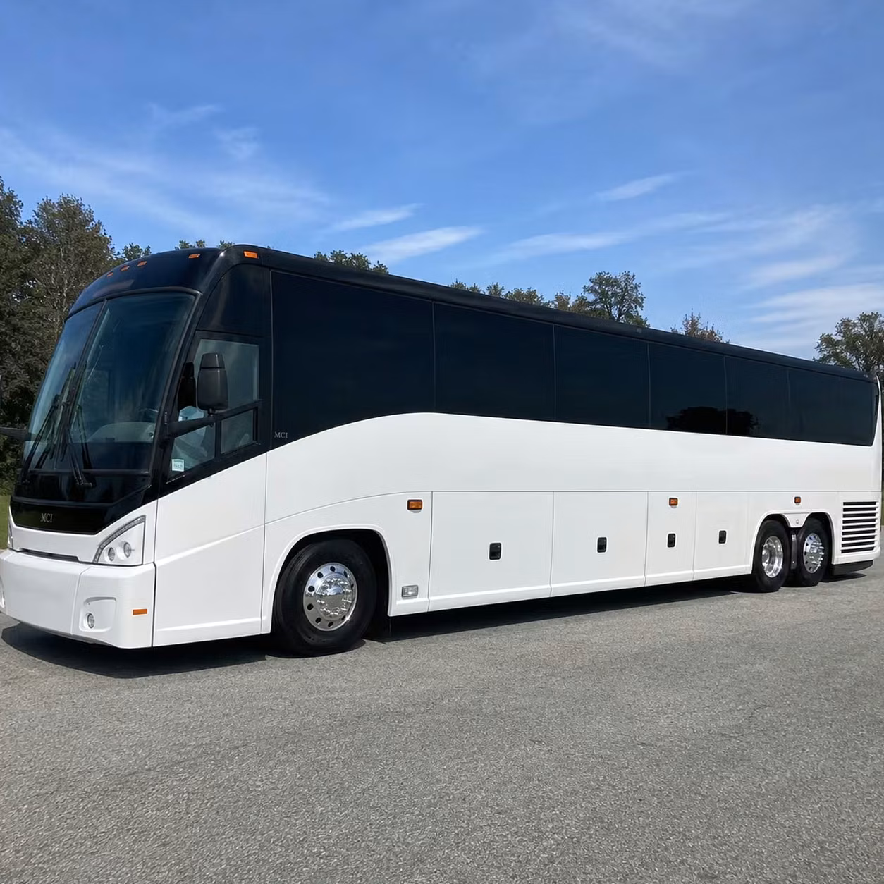 santa ana 56 passenger charter bus rental