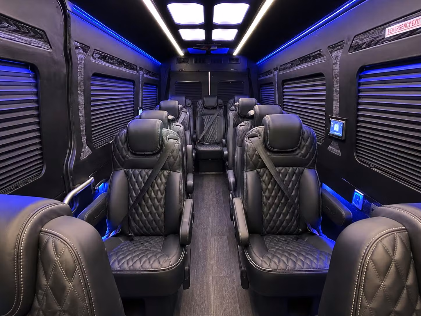 sprinter van with driver interior